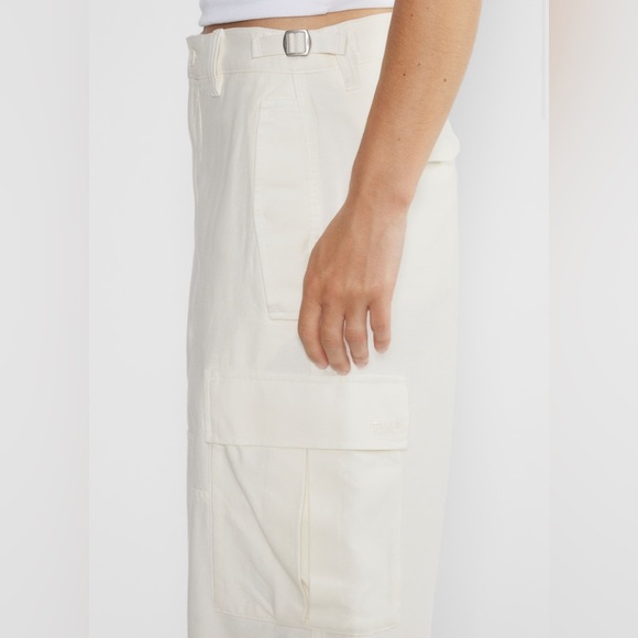 NWT TNA Cargo Pants “New Supply” by Aritzia - GD Light Birch / Off White - Picture 3 of 10